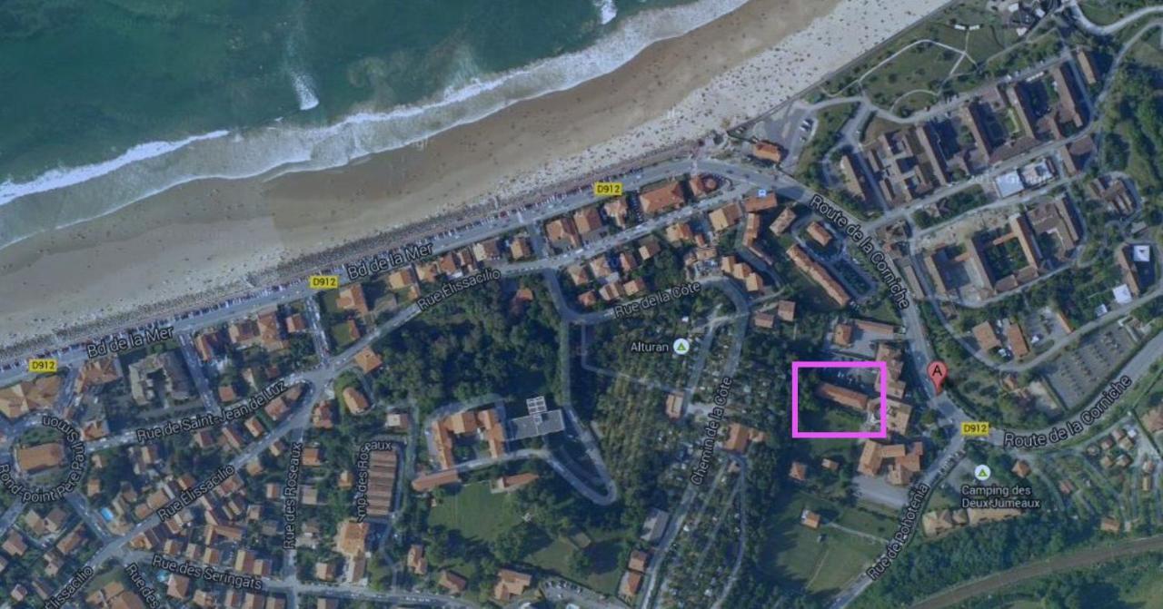 Appartement Lumineux, Avec Balcon, A 200M De La Plage Hendaye Kültér fotó